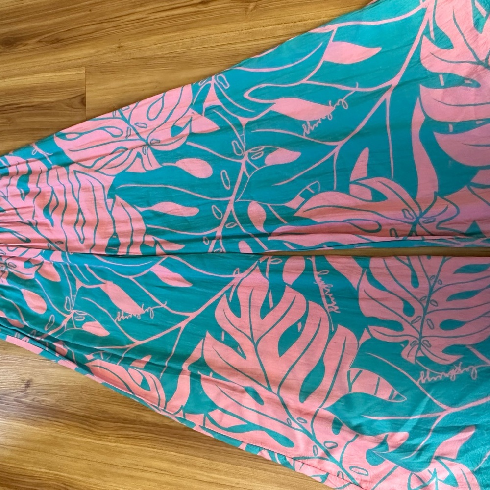 Lexbreezy Pink and Teal Pants